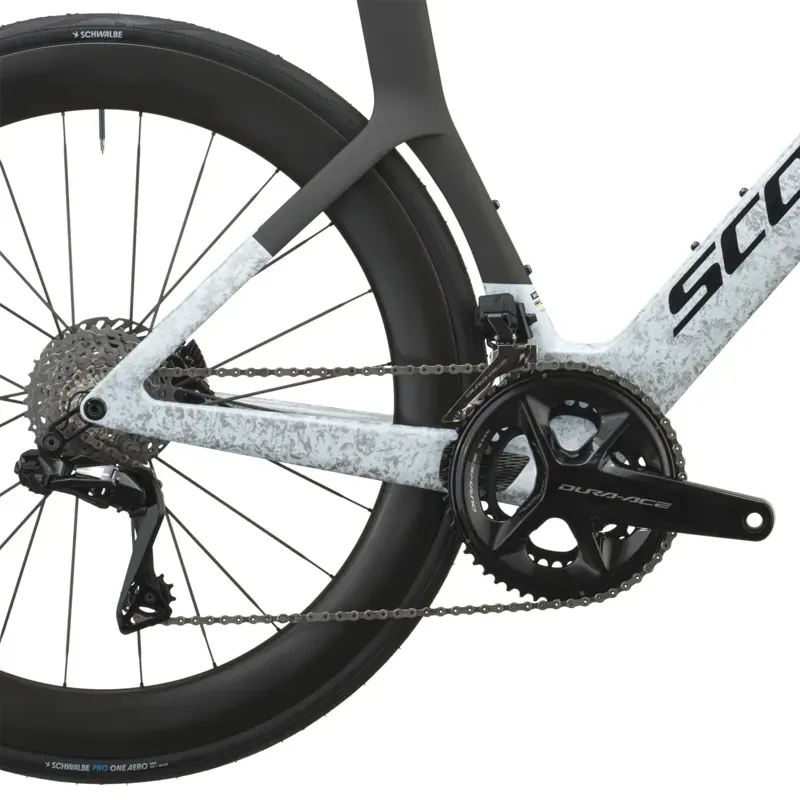 2027 Scott Foil RC Pro Road Bike - Rush White Carbon Black-4