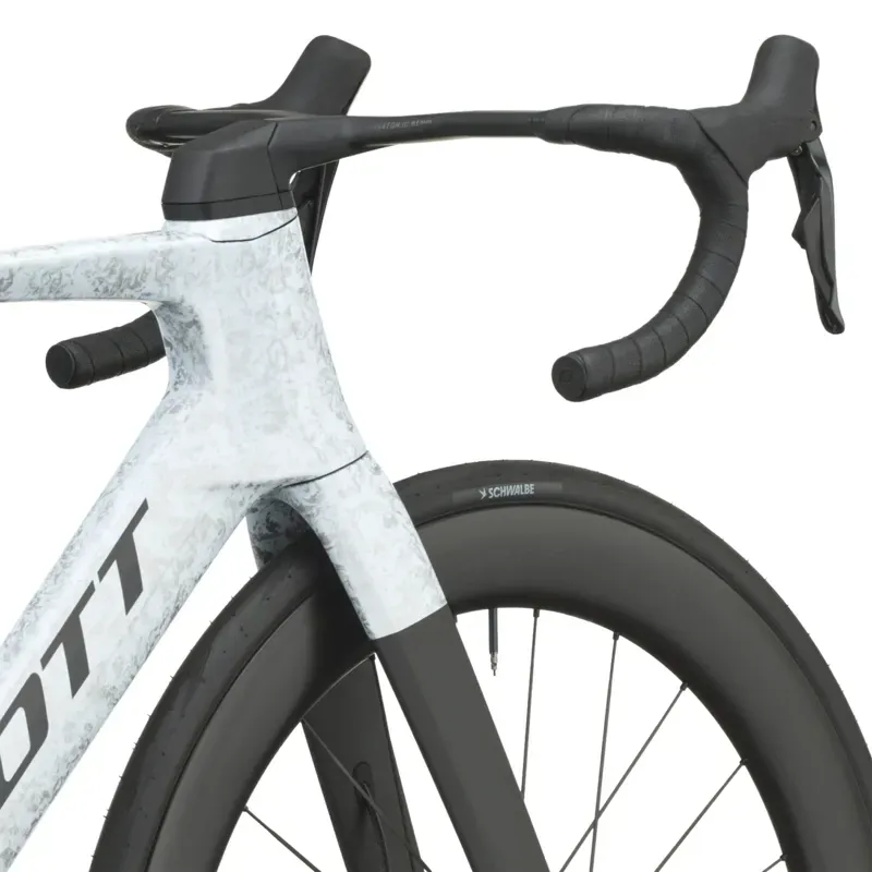2027 Scott Foil RC Pro Road Bike - Rush White Carbon Black-7
