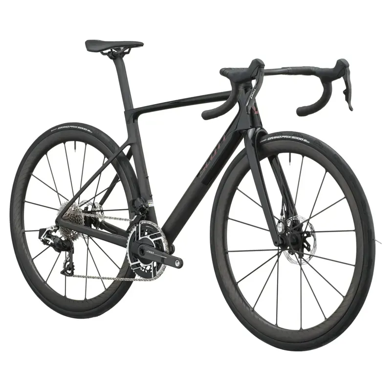 2027 Scott Addict RC Ultimate Road Bike - Piano Black Carbon Black-1