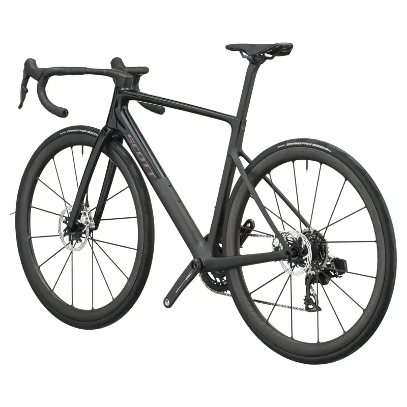 2027 Scott Addict RC Ultimate Road Bike - Piano Black Carbon Black-2