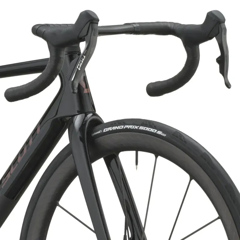 2027 Scott Addict RC Ultimate Road Bike - Piano Black Carbon Black-5