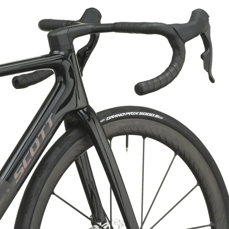 2027 Scott Addict RC Ultimate Road Bike - Piano Black Carbon Black-7