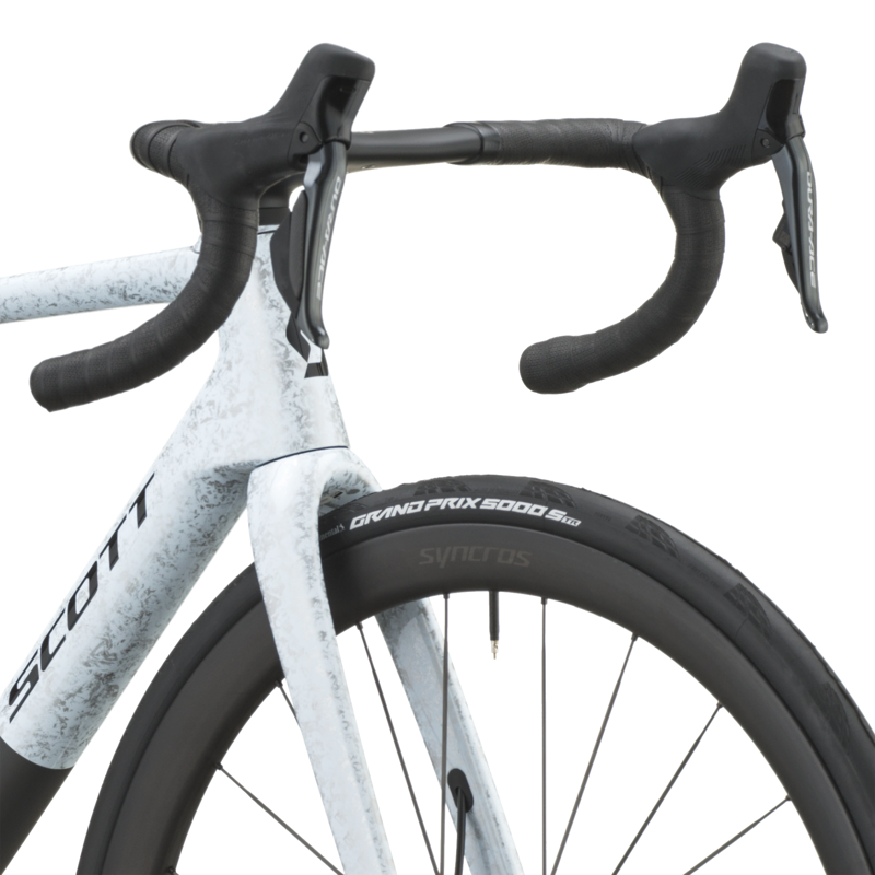 2027 Scott Addict RC Pro Road Bike - Rush White Carbon Black-4