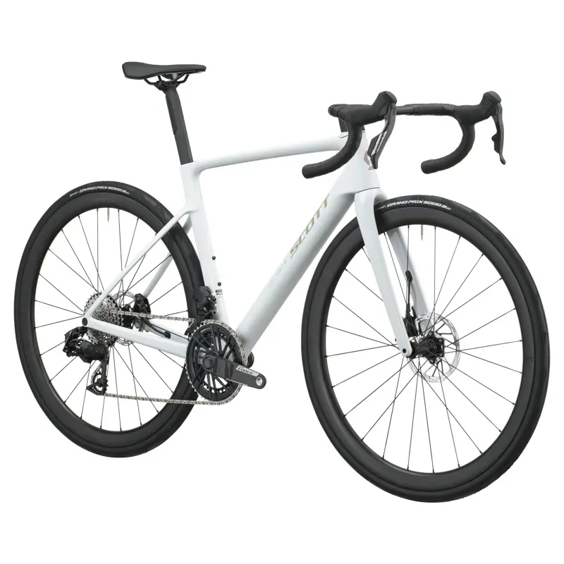 2027 Scott Addict RC Team Road Bike - Rainbow White-1