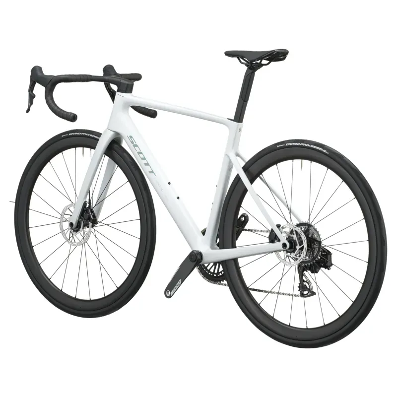 2027 Scott Addict RC Team Road Bike - Rainbow White-2