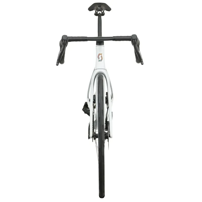 2027 Scott Addict RC Team Road Bike - Rainbow White-4