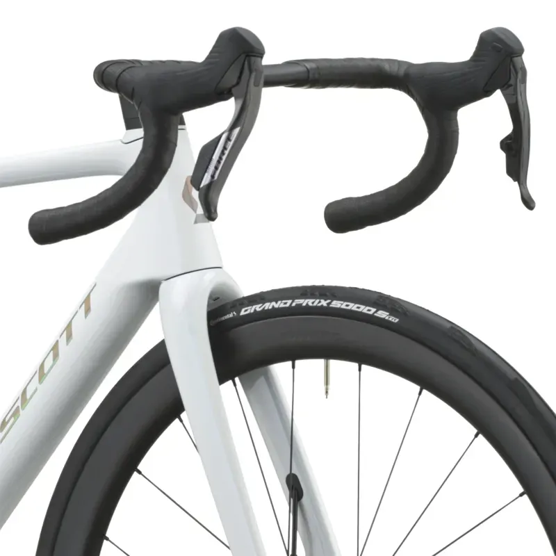 2027 Scott Addict RC Team Road Bike - Rainbow White-5