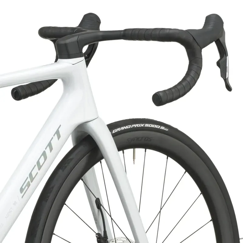 2027 Scott Addict RC Team Road Bike - Rainbow White-7