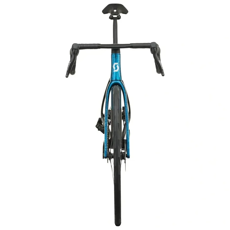 2026 Scott Addict RC Team Road Bike - Watery Blue Carbon Black-4