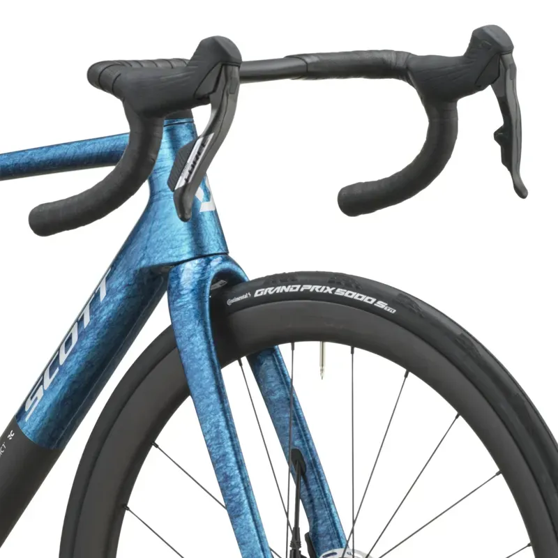 2026 Scott Addict RC Team Road Bike - Watery Blue Carbon Black-5