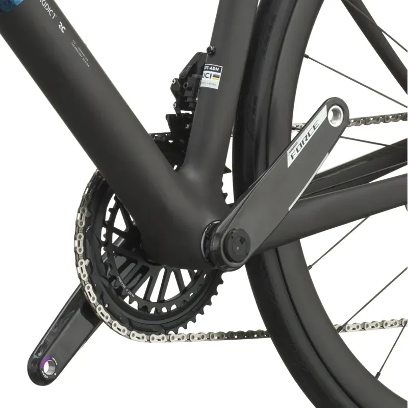 2026 Scott Addict RC Team Road Bike - Watery Blue Carbon Black-6