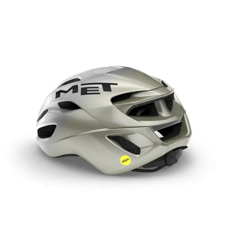 MET Rivale MIPS Road Helmet - Silver Grey-3