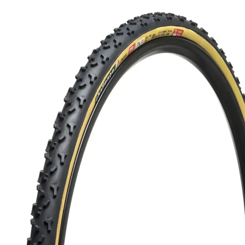 Challenge Limus Handmade Tubeless Ready CX Tyre in Tan - 700cx33
