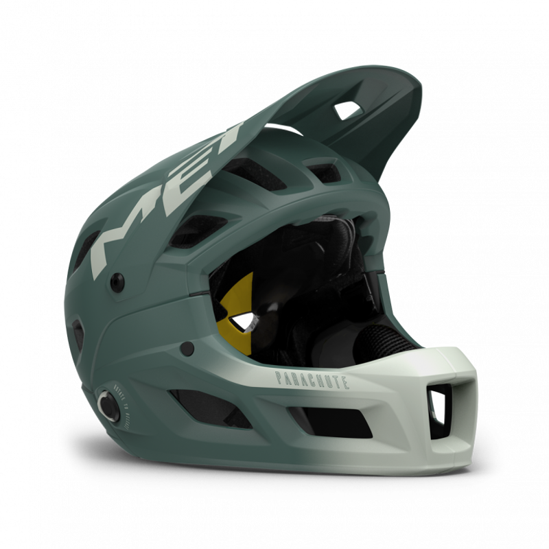 Met Parachute MCR Convertible Full-Face Helmet - Grey