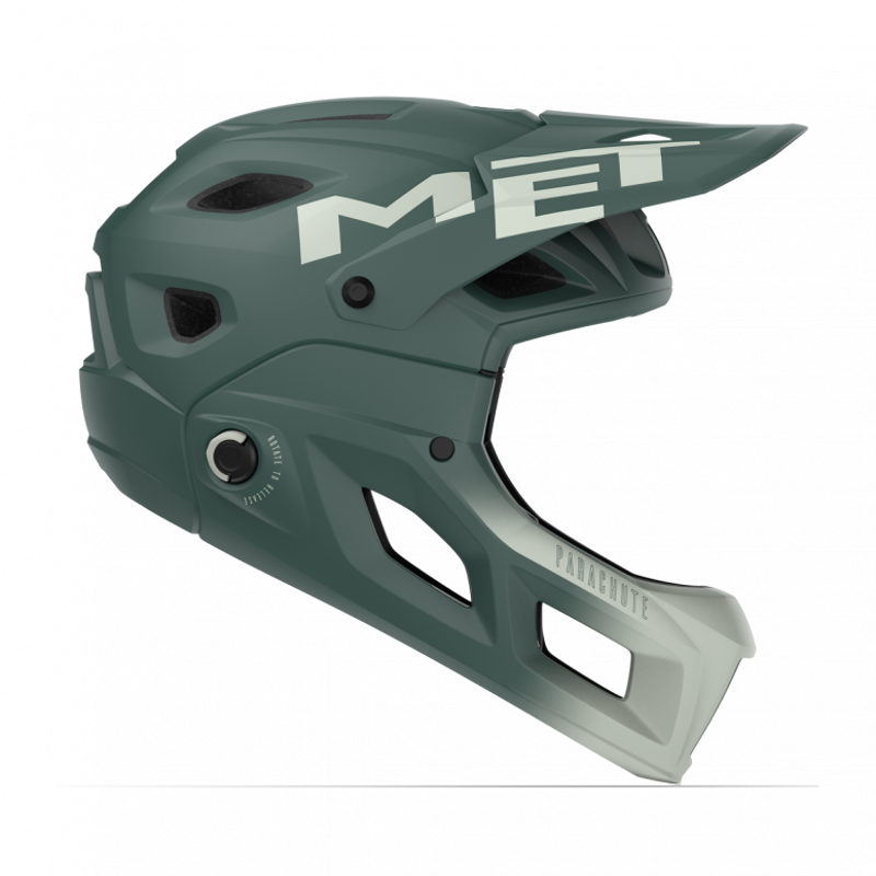 Met Parachute MCR Convertible Full-Face Helmet - Grey-2