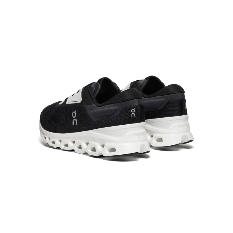On Cloudstratus 3 Road Running Shoes - Black Frost-3