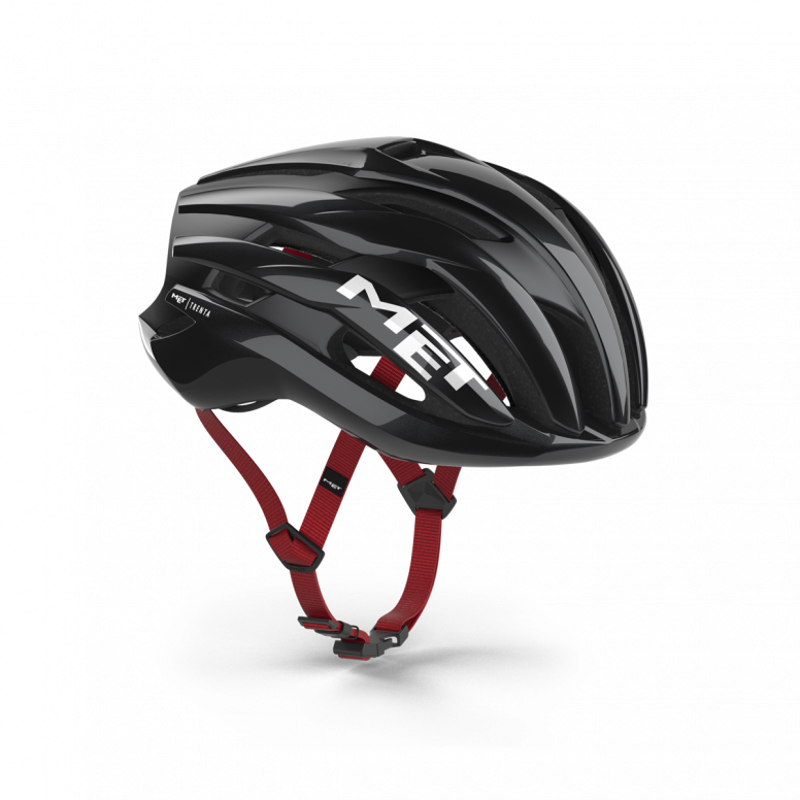 Met Trenta MIPS Road Helmet - Black Red-4
