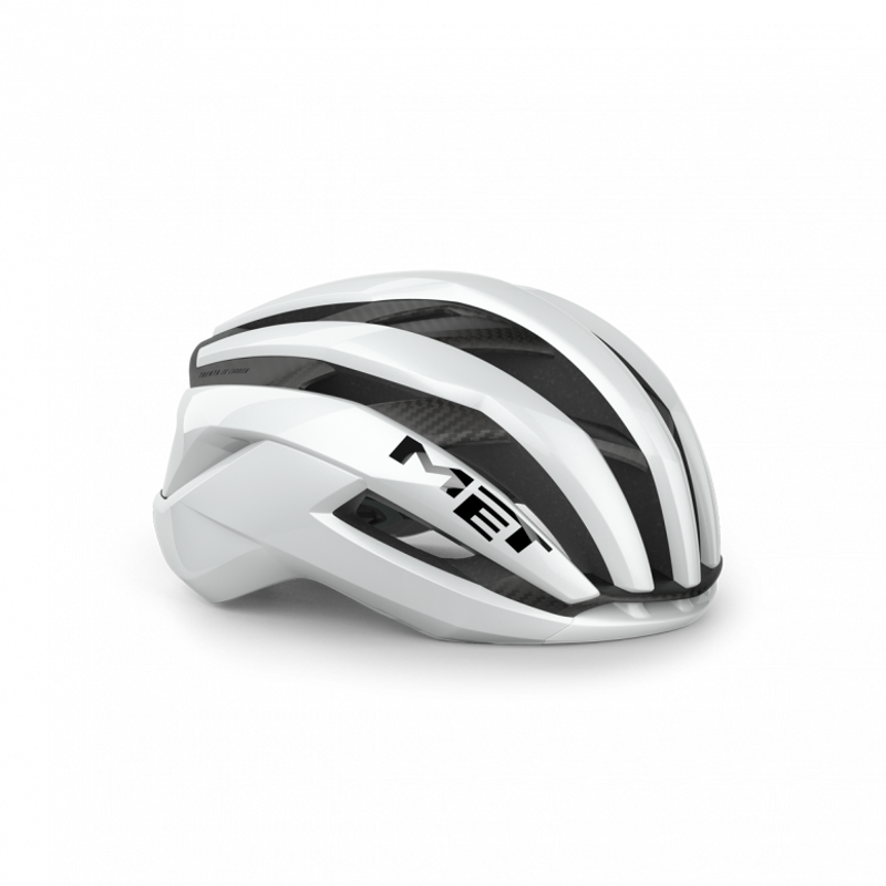 Met Trenta 3K Carbon Airframe Road Helmet - White