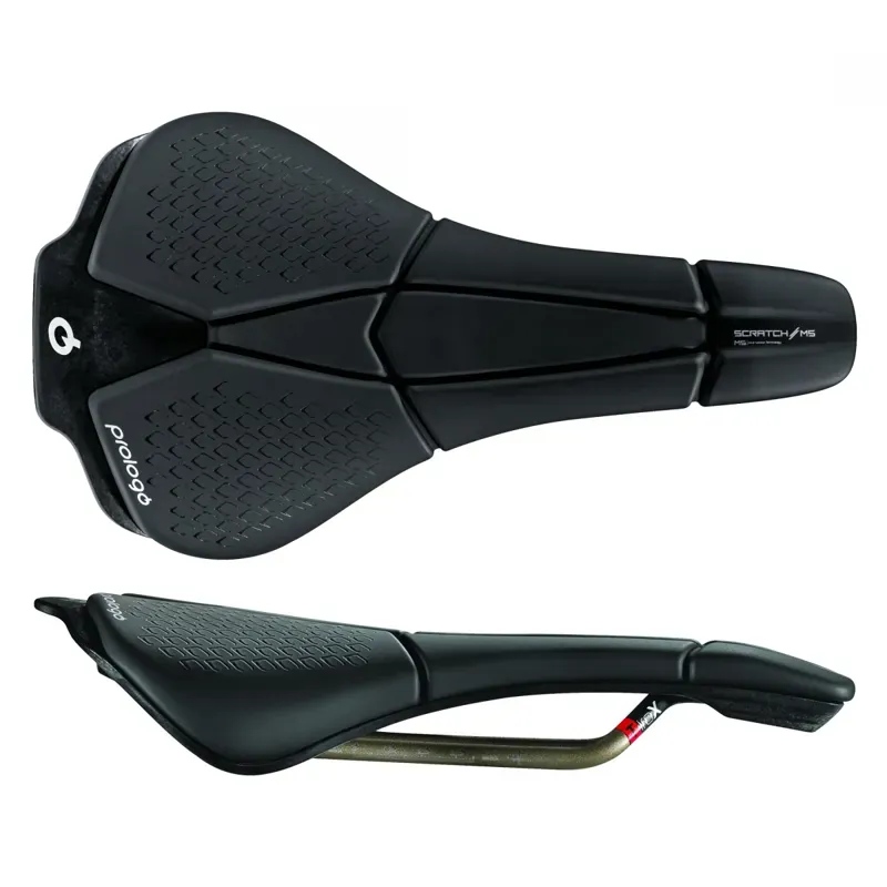 Prologo Scratch M5 140mm Tirox Rail Saddle - Hard Black