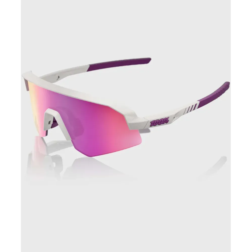 100 Percent Slendale SL Sunglasses - Chalk Purple Multilayer Mirror Lens
