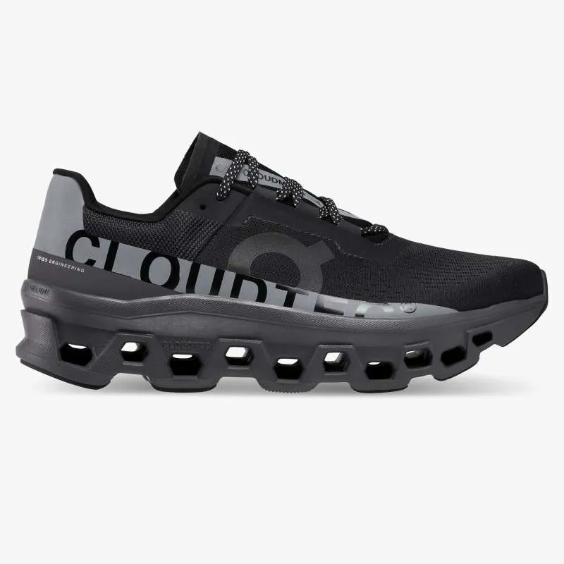 On Cloudmonster Lumos Womens Road Running Shoes - Black