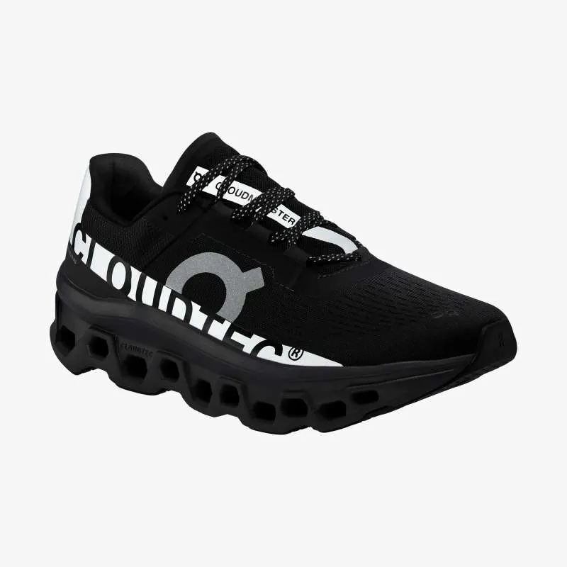 On Cloudmonster Lumos Womens Road Running Shoes - Black-6