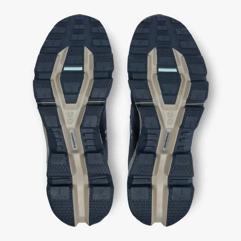 On Cloudwander Waterproof Womens Hiking Shoe - Navy Desert-2