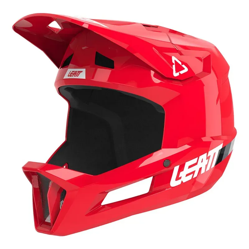 Leatt MTB Gravity 1.0 Jr Full Face Helmet in Red