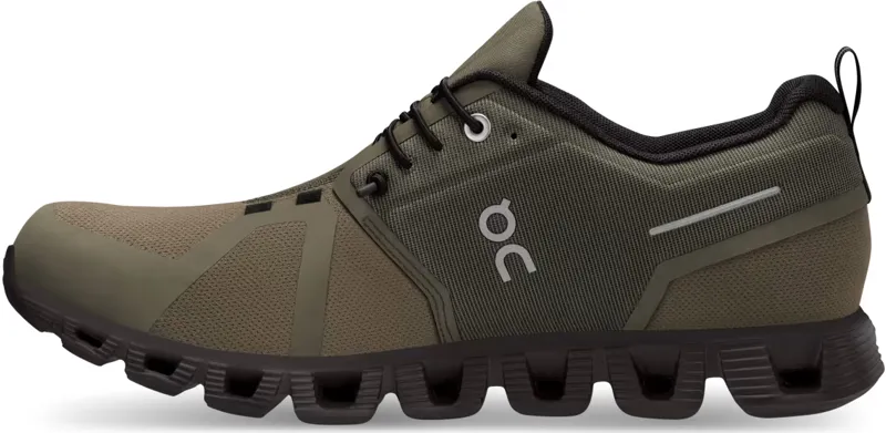 On Cloud 5 Waterproof Road Running Shoes - Olive Black-5