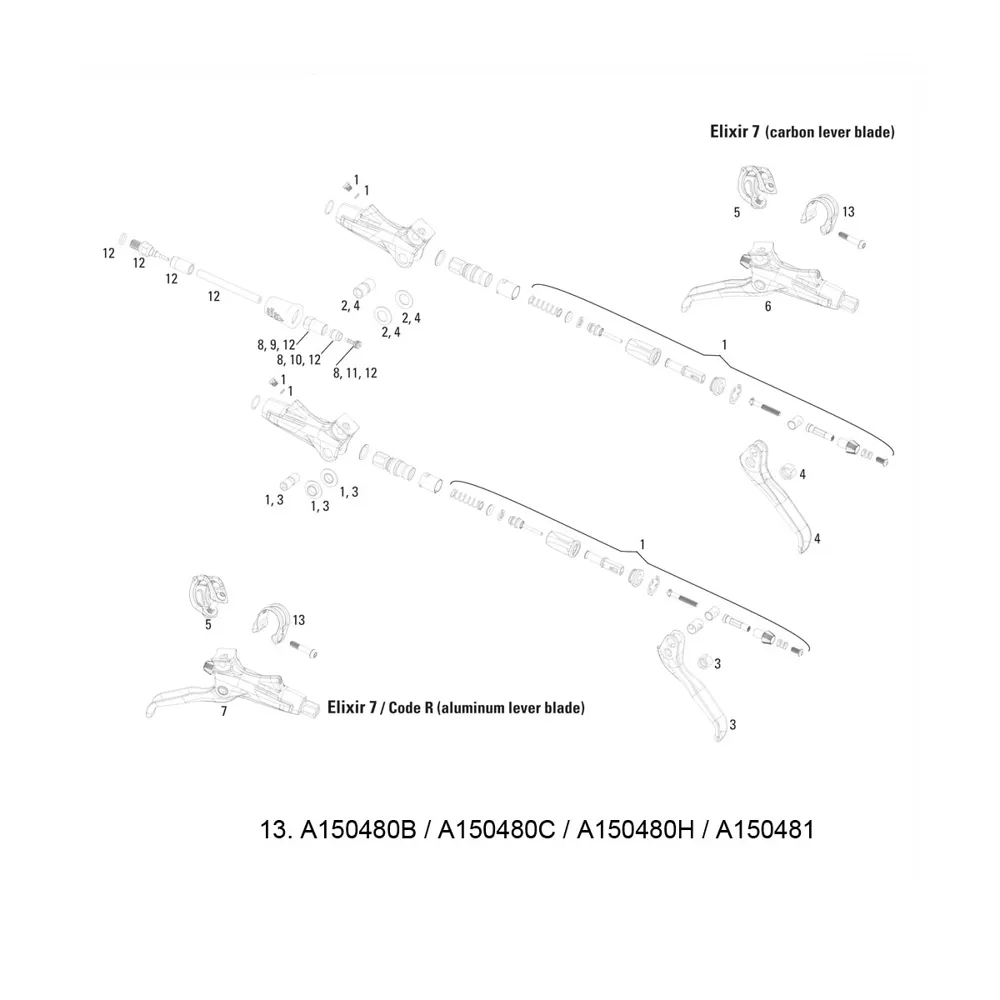 Avid Disc Brake Spare Discrete Bar Clamp - Black