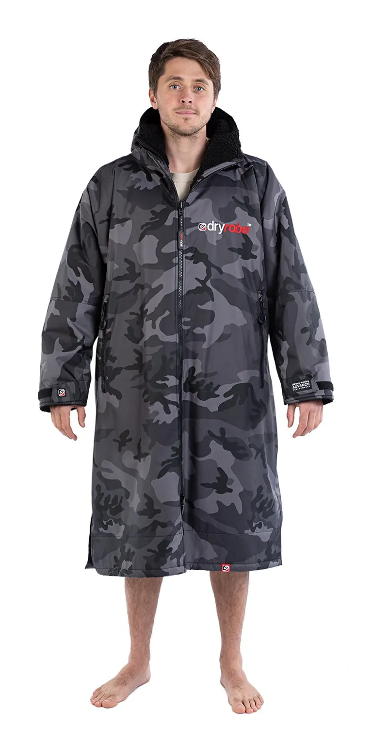 DryRobe Advance Long Sleeve Black Camo Run and Ride