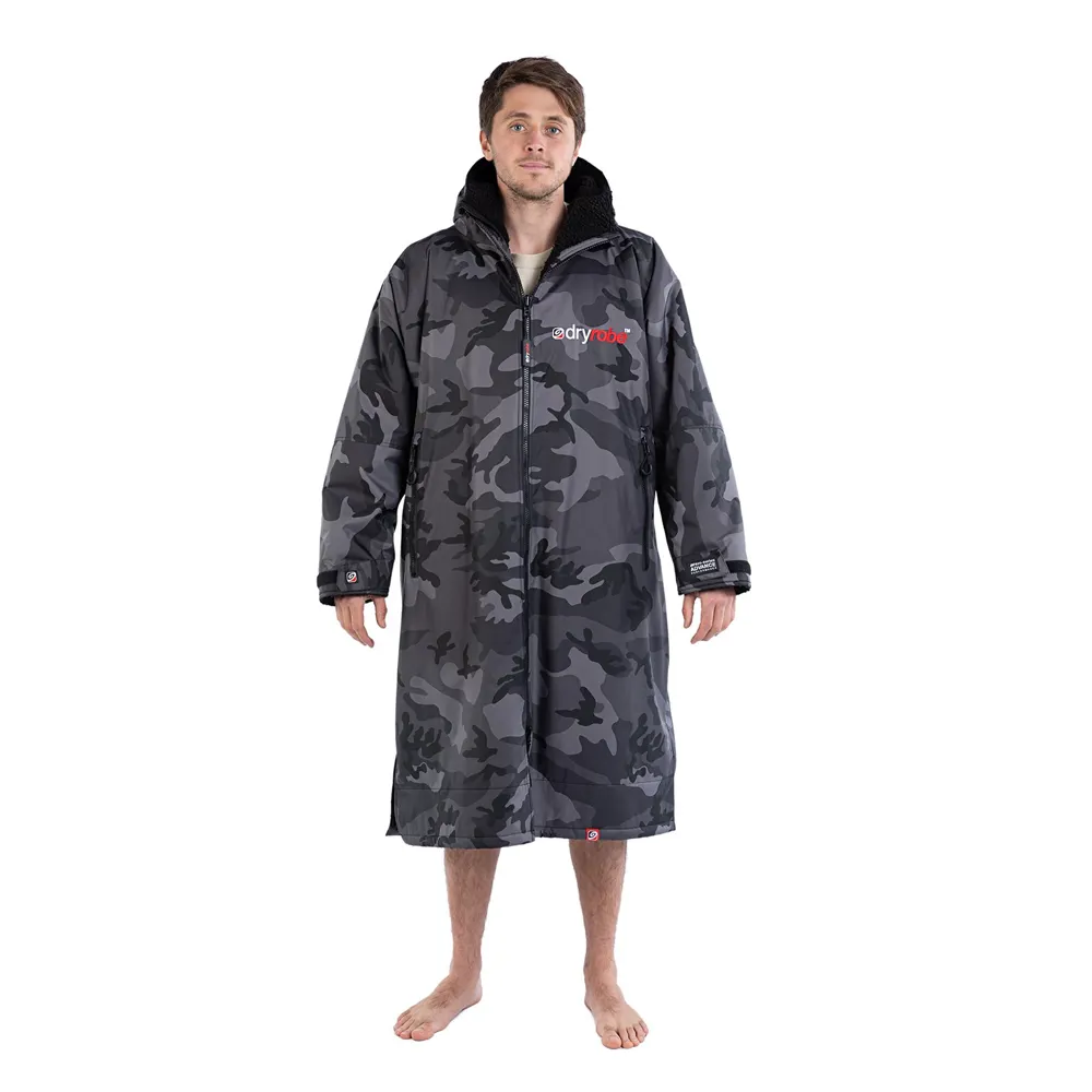 DryRobe Advance Long Sleeve - Black Camo
