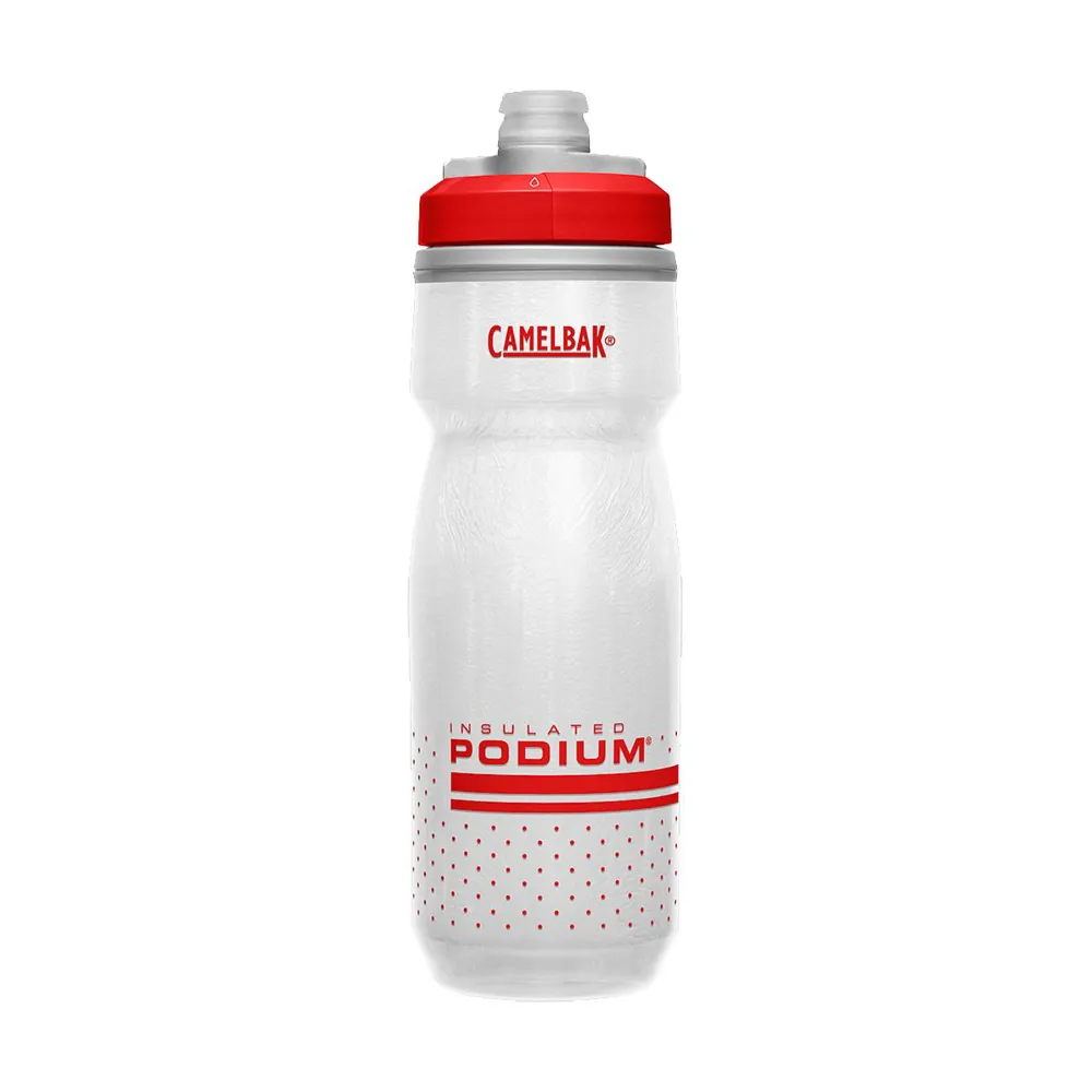 Camelbak Podium Chill Insulated Bottle 600ml - Fiery Red White