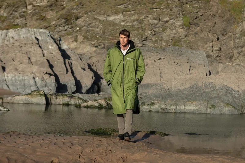 DryRobe Advance Long Sleeve - Green Black-4