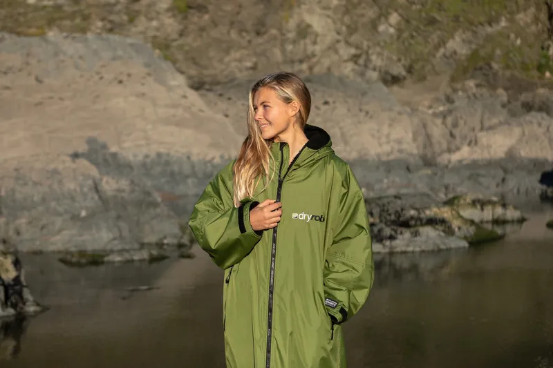 DryRobe Advance Long Sleeve - Green Black-5