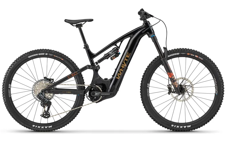 2024 Whyte E-160 RSX Electric Mountain Bike Black-2