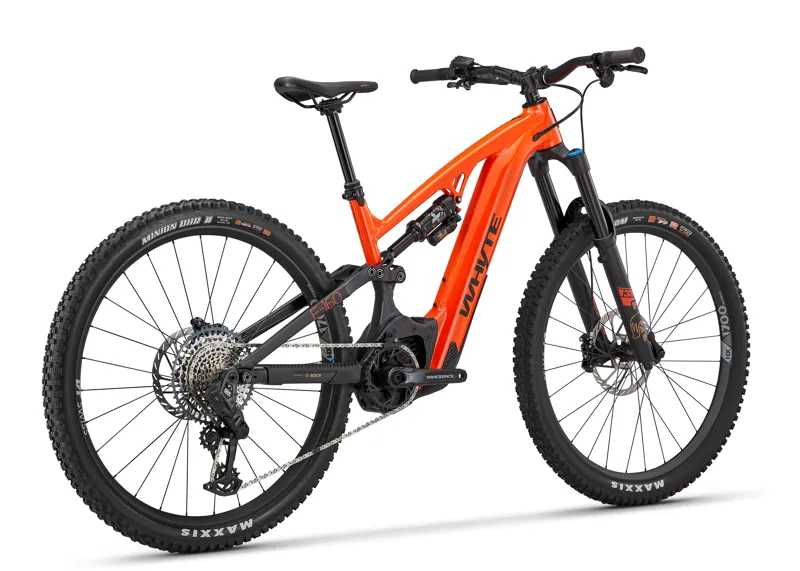 2024 Whyte E-160 RSX Orange Electric Mountain Bike Black-1