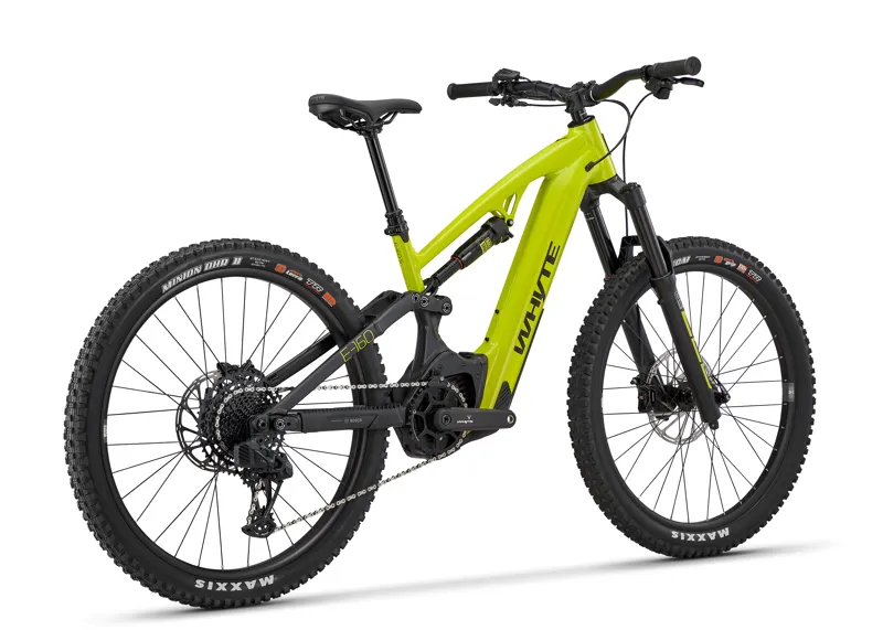 2024 Whyte e-160 S Electric Mountain Bike Acid Lime-1
