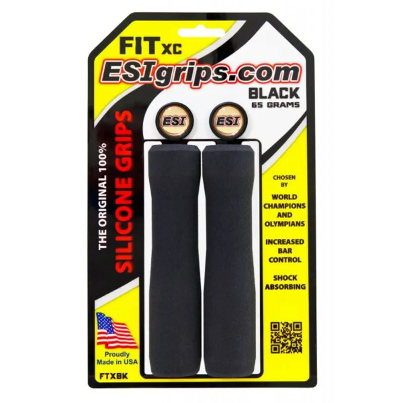 ESI Fit XC 130mm Grips - Black