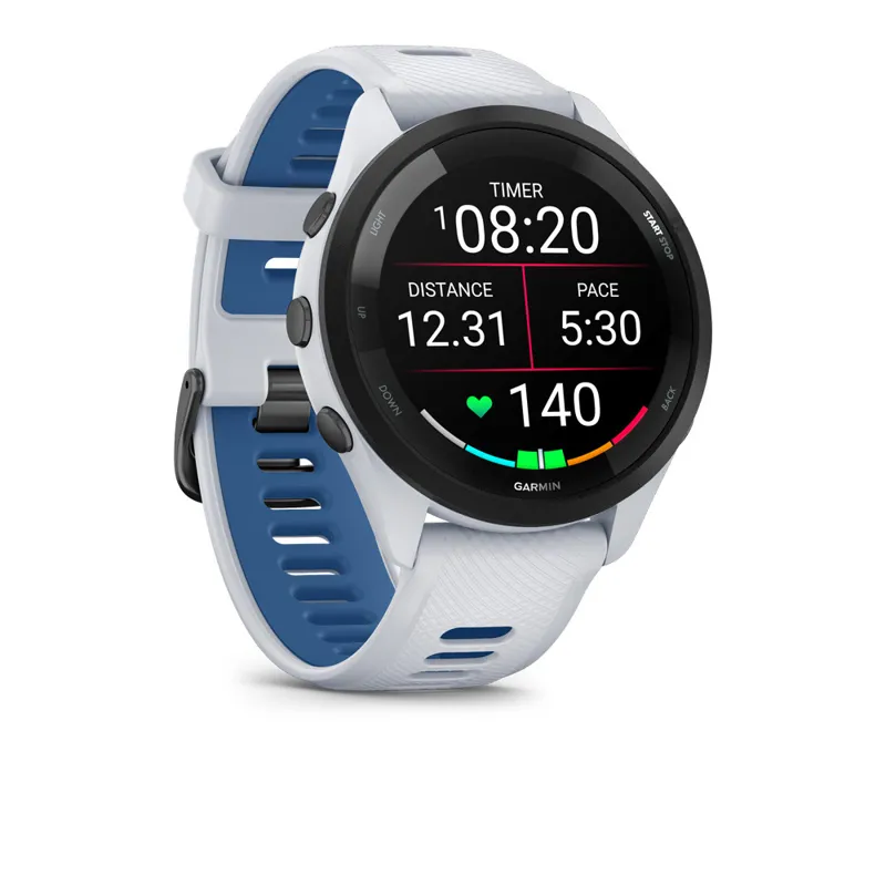Garmin Forerunner 265 GPS Watch - Whitestone Tidal Blue-6