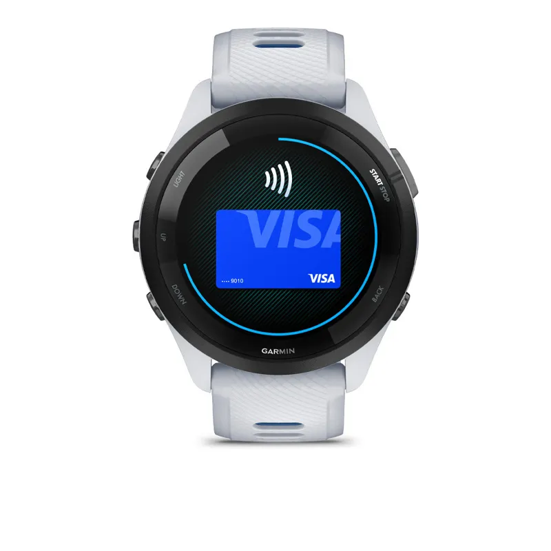 Garmin Forerunner 265 GPS Watch - Whitestone Tidal Blue-7