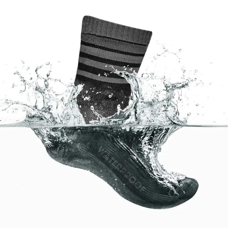 GripGrab Merino Lined Waterproof Thermal Socks - Black-1