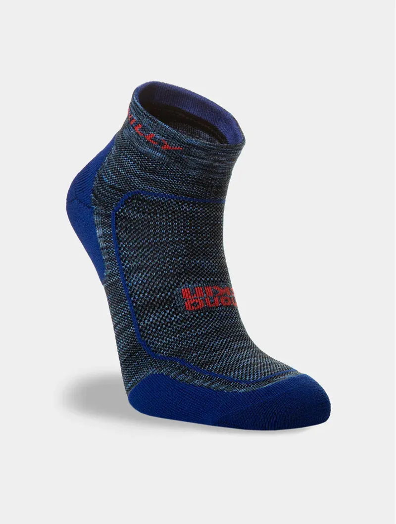 Hilly Active Quarter Min Sock - Cobalt Flame