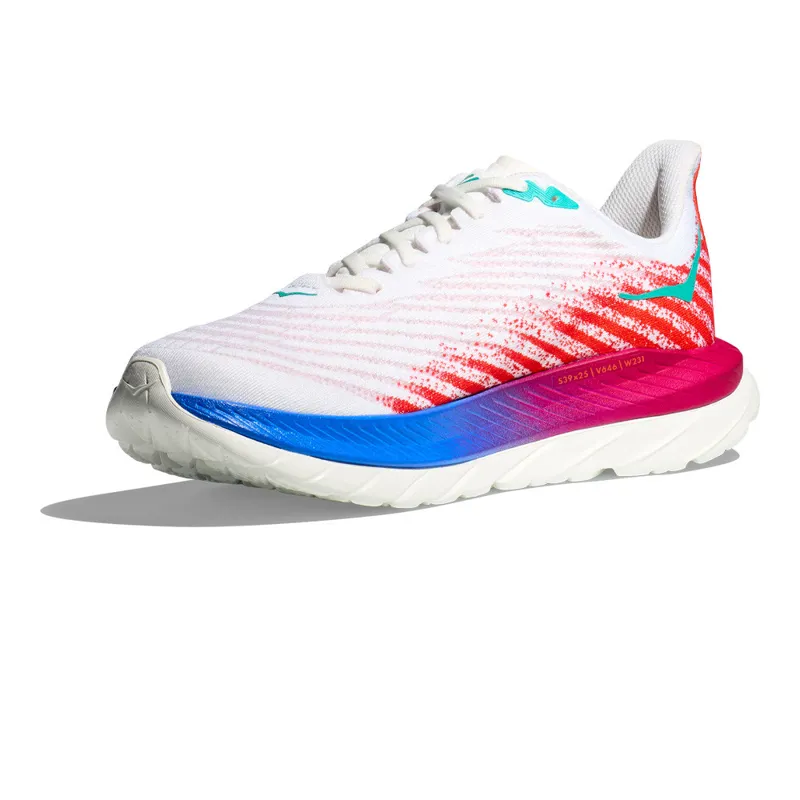 Hoka Mach 5 Road Running Shoe - White Flame - Size 12-4