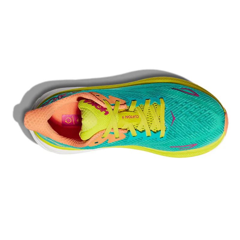 Hoka Clifton 9 Road Running Shoes - Ceramic Evening Primrose-2