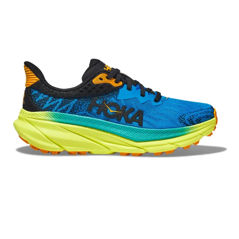 Hoka Challenger 7 All-Terrain Shoes - Diva Blue Evening Primrose