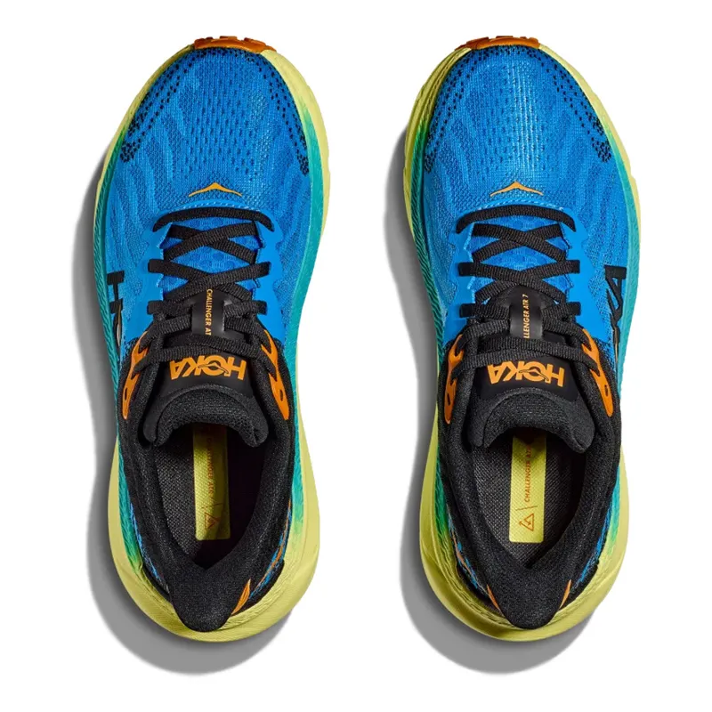 Hoka Challenger 7 All-Terrain Running Shoes - Diva Blue Evening Primrose-4