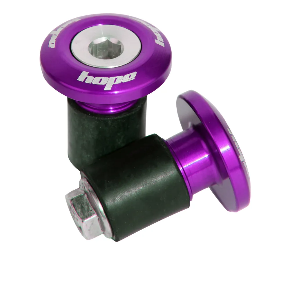Hope Grip Doctor Bar End Plugs - Purple