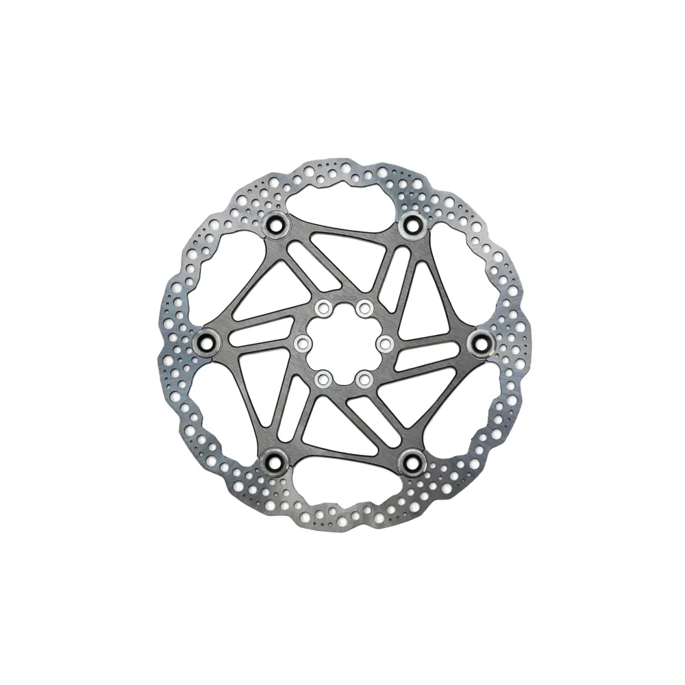 Hope Tech 200mm Silver 6-Bolt Floating Disc Brake Rotor - Silver
