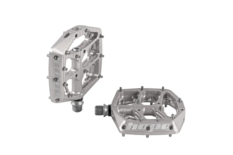 Hope F20 Flat MTB Pedals - Silver